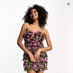 Floral print dress